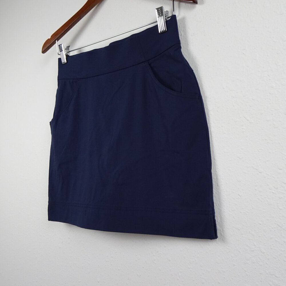Columbia Short Skirt Skort Mini Shorts Women's Size S Blue Stretch Golf Tennis - Picture 3 of 7